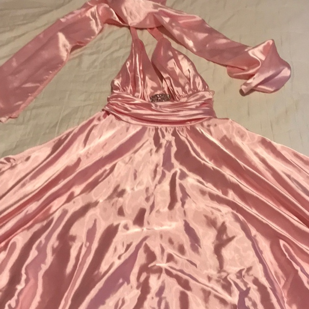 Sweet 16 silk pink dress